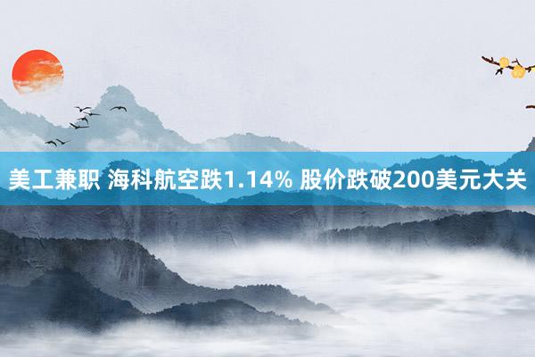 美工兼职 海科航空跌1.14% 股价跌破200美元大关